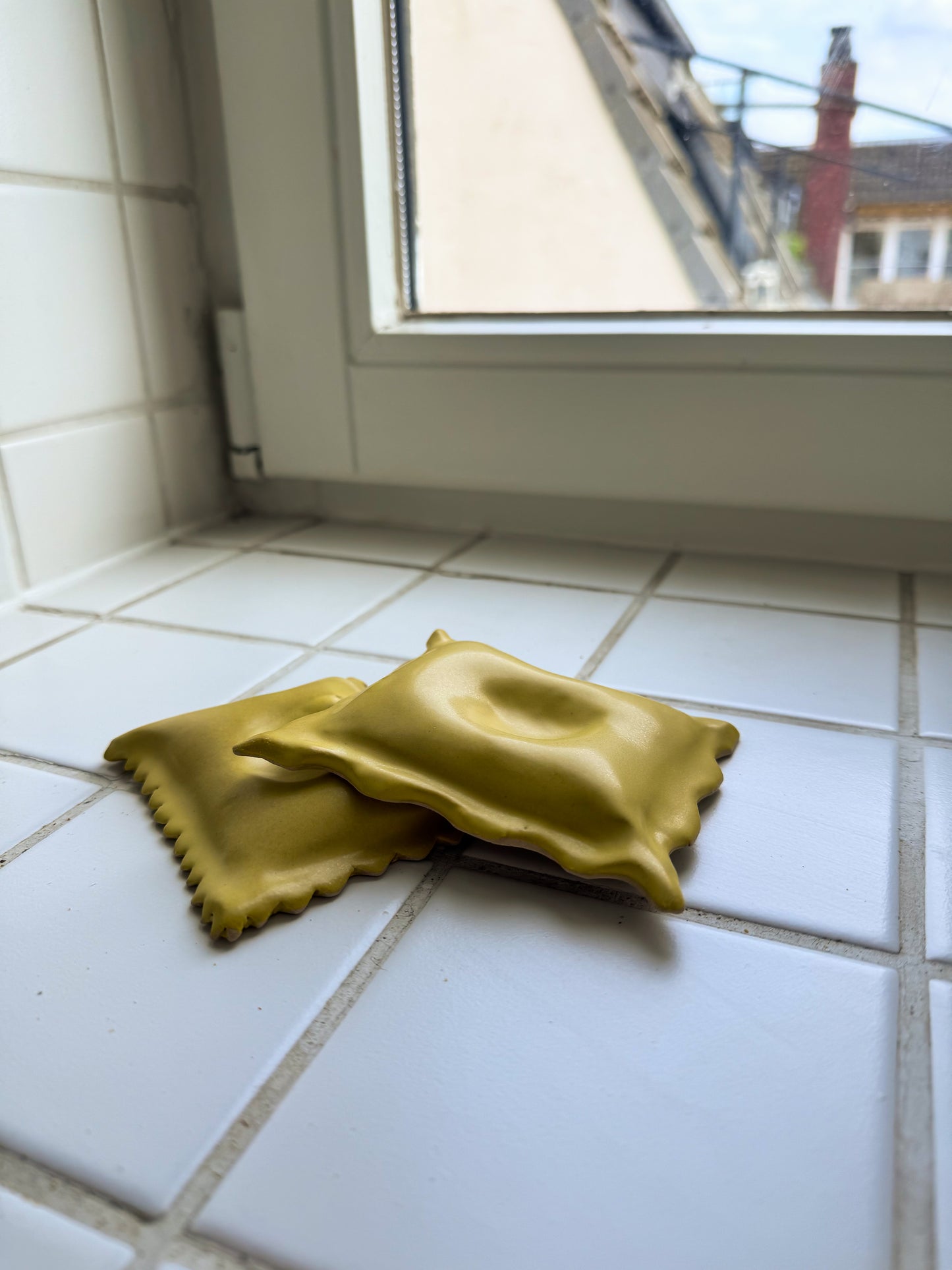 Ravioli Spoon Rests in Butter
